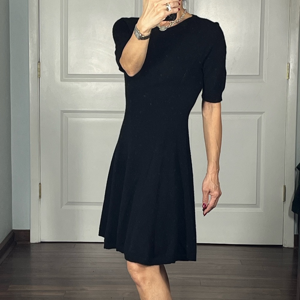 Aqua 100% cashmere black mini dress size S - Picture 6 of 11